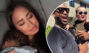 Tristan Thompson's baby mama Maralee Nichols lovingly embraces their son  Theo in sweet photo... after he shared photos of his and Khloe Kardashian's  youngest child Tatum