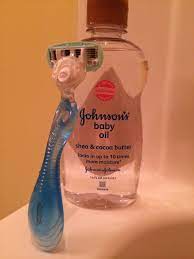 God S Gift To Women Johnson S Baby Oil With Shea And Cocoa Butter To Shave Your Legs Keeps Them So Soft And Smooth Do It Johnson Baby Oil Skin Care Baby Oil