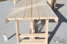 *before beginning this project, please read through all of the plans. Diy Outdoor Table For 65 Shanty 2 Chic
