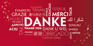 WOHA | DANKE mehrsprachig – rot