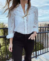 Nazly Cotton Top Tops Cotton Tops Fashion