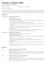 Developing financial management mechanisms that. Management Consultant Resume Sample Guide 20 Tips