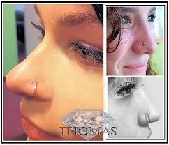 Double Nose Piercing Placements By Thomas Nose Piercing Double Nose Piercing Nose Piercing Hoop