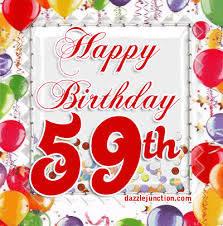 Sometimes we should express our gratitude for the small and simple things like the scent of the rain, the taste of your favorite food, or the sound of a loved one's voice. 59th Birthday Quotes Quotesgram