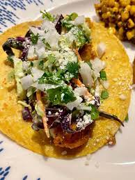 Maybe you would like to learn more about one of these? Easy Trader Joe S Air Fryer Fish Tacos A Full Plate With Kate