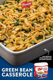 French S Green Bean Casserole Greenbean Casserole Recipe Thanksgiving Dishes Thanksgiving Cooking