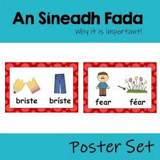 An Sineadh Fada Poster Set Why The Fada Is Important In 2020 Irish Language Language Resources Teacher Classroom