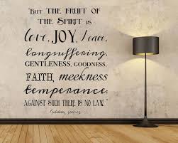 Vinyl Wall Decal Fruit Of The Spirit Vinyl Letters Inspirational Quote Christian Wall Art Galatians 5 22 23 Kj Vinyl Wall Decals Vinyl Wall Fruit Of The Spirit