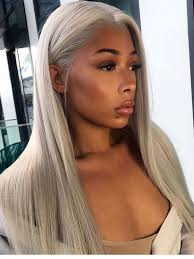 Black And Grey Lace Front Wig Ash Grey High Temperature Fiber Deep U Full Hair Wigs Long Straight Synthetic Lace Front Wig Wig Hairstyles Hair Styles Blonde Hair Without Bleach