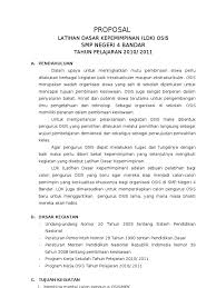 Kebijakan pembinaan kesiswaan / osis kepemimpinan keorganisasian proposal dan surat resmi refleksi 1.6. Proposal Ldks Smp Lakaran
