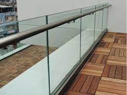 After the post foot cover is placed over the base plate. Aluminum Base Shoe Glass Railing Demax Arch Balcony Glass Design Glass Balcony Railing Glass Balcony