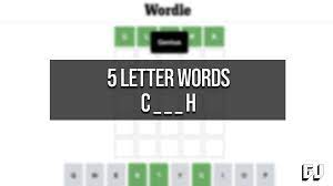 You can use these five letter words for finding good domain names, while playing scrabble or in research. 5 Letter Words Starting With C And Ending With H Wordle Guide Gamer Journalist