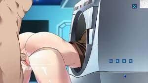 Porn on washing machine hentai