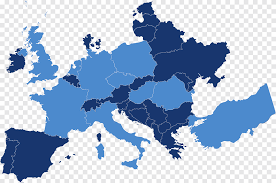 The pantone shades used to represent the french national flag are the 'reflex blue' and the pantone red 032. Europe Napoleonic Wars Reformation Blank Map Map Blue Wikimedia Commons Png Pngegg
