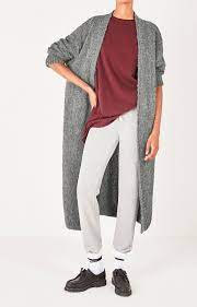 Women S Cardigan Tudbury Heather Grey American Vintage
