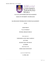 How ipr ax scaffolds to unmerge uitm from the its report house passes fourth. Contoh Report Assignment Uitm Assignment 101 Nur Syahidah Bt Mohd Daud Lecturer En Ezan Bin Omar Breast Cancer Cancer Contoh Soal Dan Jawaban Tentang Sistem Operasi