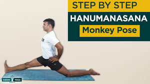 Hanumanasana Monkey Pose Benefits Contraindications How To Do By Yogi Ritesh Siddhi Yoga Youtube