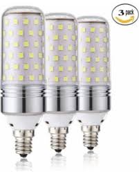 Can T Miss Deals On 15w Led Candelabra Bulb 100w Equivalent Light Bulbs E12 Basedaylight White 6000k Led Chandelier Bulbs 1200lm Led Corn Bulb For Ceiling Fans Light Non Dimmable 3 Pack