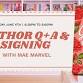 Q+A and Signing with Authors Mae Marvel