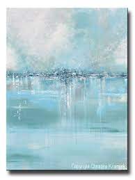 Maybe you would like to learn more about one of these? Original Art Abstract Painting Coastal Wall Decor Sea Blue Green Grey Contemporary Art By Christine
