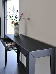 La console ornella s'intégrera parfaitement à votre intérieur. Console Zef Avec Tiroir Matiere Grise