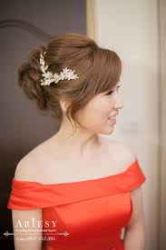 giny 台北 新娘秘書 愛瑞思造型團隊 ariesy 自然清透裸妝 新秘推薦 眼型調整 新娘造型 歐美造型 編髮 桃園彭園會館 鮮花造型 fashion