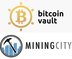 The btc symbol and the wordmark next to it. Btcv Mining City Tool Criptoredes