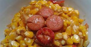 Resep Tumis Jagung Sosis Asam Manis Praktis Oleh Dish By Ifah Recipe Resep Tumis Makanan Dan Minuman Resep Makanan