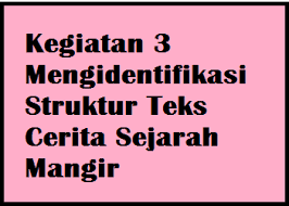 Maybe you would like to learn more about one of these? Kegiatan 3 Mengidentifikasi Struktur Teks Cerita Sejarah Mangir Pramoedya Ananta Toer Operator Sekolah