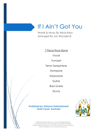 If I Ain 039 T Got You By Alicia Keys Digital Sheet Music