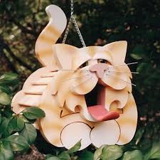 Holz Katze Birdhouse Plan Und Vorlagen Von Storybookdesign Auf Etsy Gartenprodukte Vogelhauschen Bastelarbeiten