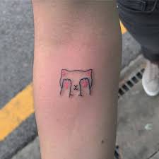 너 자신을 사랑하라 On Instagram 1 2 3 4 5 Tattoos Kitten Tattoo Minimal Tattoo Design
