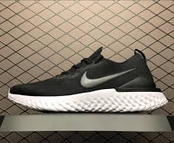 Nike Epic React Flyknit 2 Black White Mens Womens For Sale Black And White Shoes Nike Running Shoes For Men