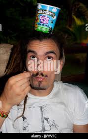 Ben and Jerrys head ice cream maker Eric Fredette Stock Photo