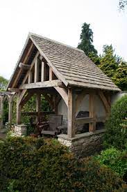 Green Oak Loggia Finished Green Oaks Timber Frame Plans Timber Frame Porch