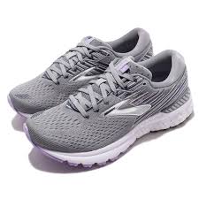 Details About Brooks Adrenaline Gts 19 D Wide Grey Lavender Navy Women Running Shoes 120284 1d