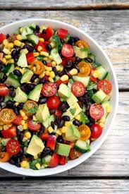 Black Bean Corn Tomato Salad Cilantro The Easiest And Most Satisfying Salad You Ll Ever Make Recipe Healthy Eating Food Recipes Healthy