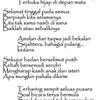 Dunia yang fana akan ditinggalkan. Pergi Tak Kembali