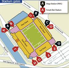 wrong map in stadium ticket holders booklets otago daily