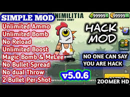 First, download mod apk from the below. Da2 Mini Militia 5 0 6 Simple Mod Apk Free Download 2019 Unlimited Ammo Nitro Bombs Etc Youtube