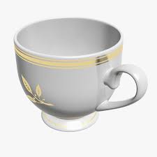 Tea Cup 3d Model And Objects For Room 3d Modelling 3d 3dmodel 3ddesign 3dscene Render Ceramic Cup Dishes Flatware Kitchen Tab Tea Cups Tea Buy Tea