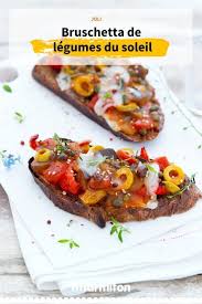 Bruschettas De Legumes Du Soleil Recette Legumes Du Soleil Recette Recette Facile