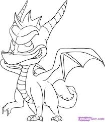 How To Draw Spyro Step By Step Video Game Characters Pop Dragon Coloring Page Baby Dragons Drawing Coloring Pages