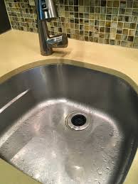 shine back in a stainless sink