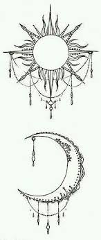 Sun N Moon Moon Tattoo Designs Tattoos Moon Tattoo