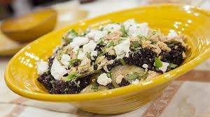 Forbidden Black Rice Salad With Cucumbers Herbs And Canned Tuna Recipe Black Rice Salad Rice Salad Rice