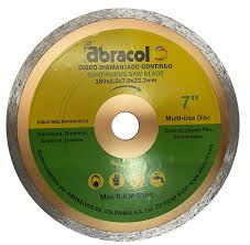 DISCO DIAMANTADO 7 CONTINUO ABRACOL