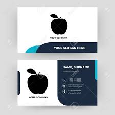 With the advancing technology, everyone prefers being handy with everything that takes up less space and. Apple Business Card Design Template Visiting For Your Company Royalty Free Cliparts Vectors And Stock Illustration Image 102366731