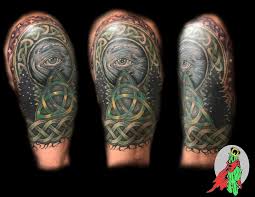 Celtic tribal half sleeve tattoos. Human Production Celtic Themed Half Sleeve Tattoo Coverup Of Tribal Design Facebook