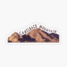 Our reservoirs fill from mountain rain and melt. Camelback Mountain Stickers Redbubble